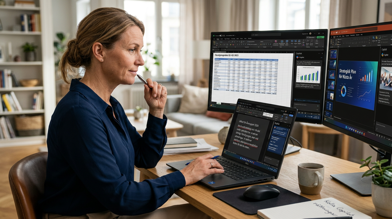 Microsoft 365 Copilot i Word, Excel och PowerPoint